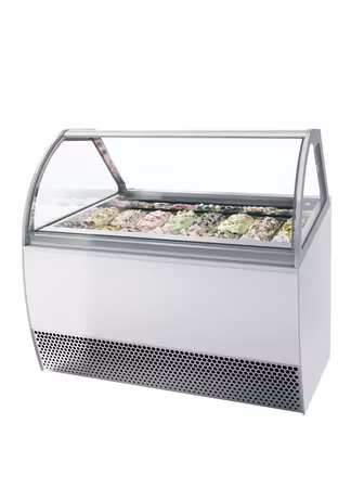 Ventilerad display för kulglass MILLENNIUM LX18 | TEFCOLD