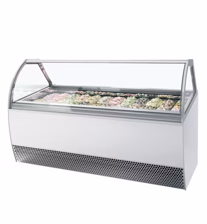 Ventilerad display för kulglass MILLENNIUM LX24 | TEFCOLD