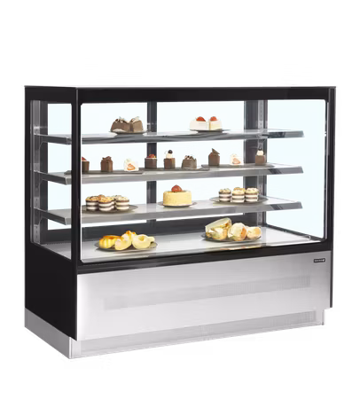 Kyld displaykylbänk LPD1503F/BLACK | TEFCOLD