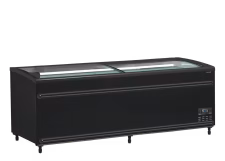 Svart kyl-/frysbox stormarknad SFI210B-CF VS | TEFCOLD