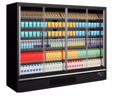 Multideck-kyl för stormarknader Galaxy+ GP26FGD Black | TEFCOLD