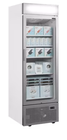 Displayfrys UFSC1450GCP NF Silver | TEFCOLD