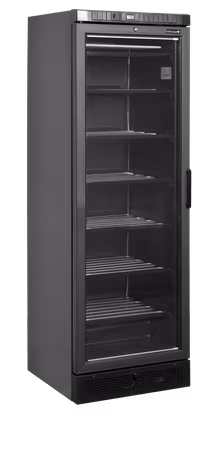 Displayfrys, vänsterhängd UFSC371G Black L/H | TEFCOLD