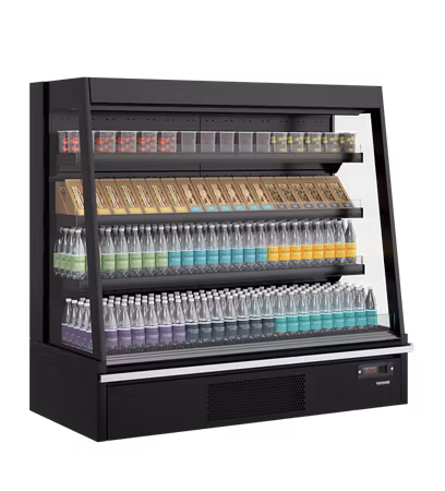Multideck-kyl för stormarknader Galaxy+ GPL14 Black HC | TEFCOLD