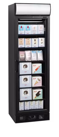 Svart display frys UFSC371GCP Black | TEFCOLD