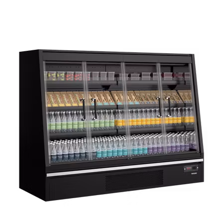 Multideck-kyl för stormarknader Galaxy+ GPL20FGD Black / DF | TEFCOLD