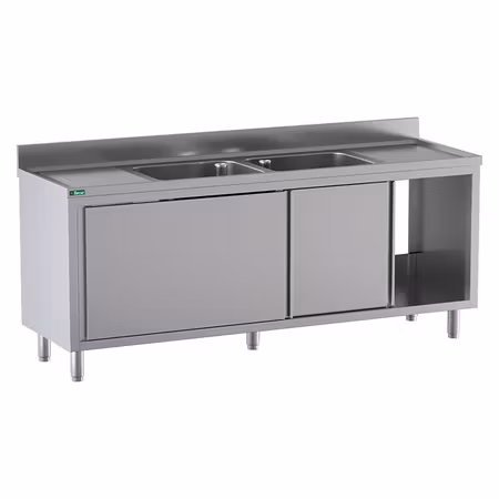 Diskbänk med skåp Forcar GDS207M2CS