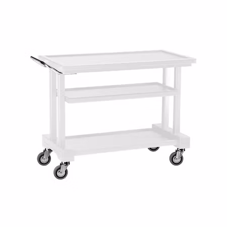Serveringsvagn i trä Forcar LP1050B – vit