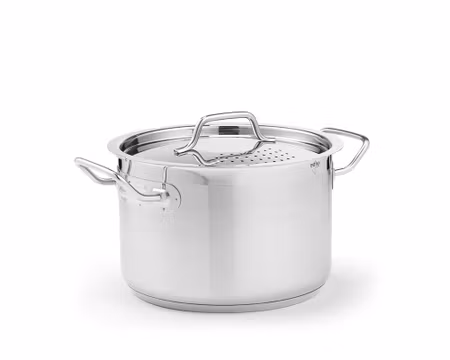 Pasta kittel 5L rostfri med låsbart perf lock