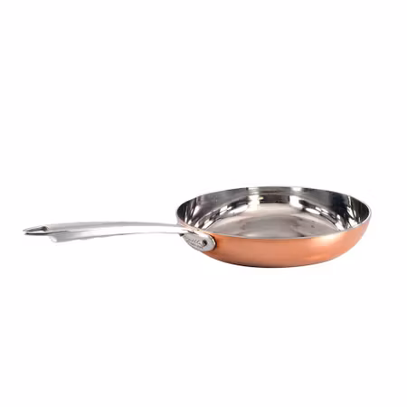 Agnelli Koppar stekpanna D24cm induktion, 4-ply