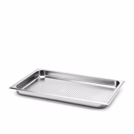 Kantin utan handtag GN 1/1-40, perforerad, rostfritt stål