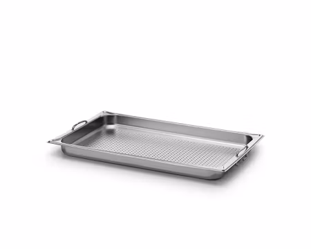 Kantin med handtag GN 1/1-40 perforerad, rostfritt stål