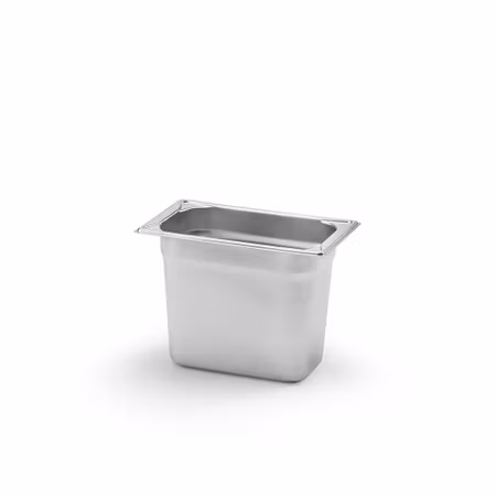 Kantin utan handtag GN 1/4-200, rostfritt stål