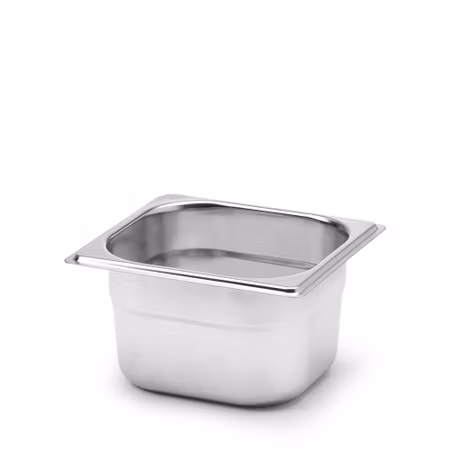 Kantin utan handtag GN 1/6-100, rostfritt stål