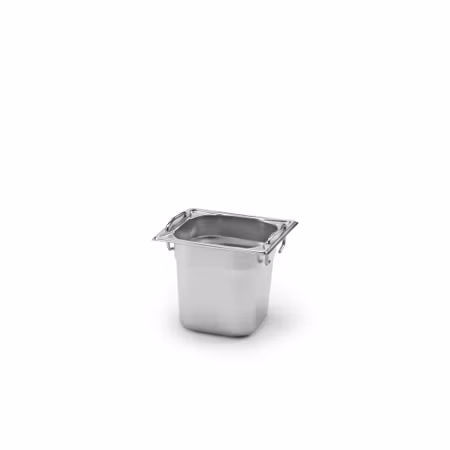 Kantin med handtag GN 1/6-150, rostfritt stål
