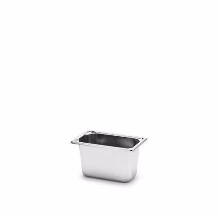 Kantin utan handtag GN 1/9-100, rostfritt stål