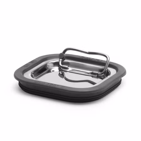 Hermetiskt lock rostfritt stål GN 1/6