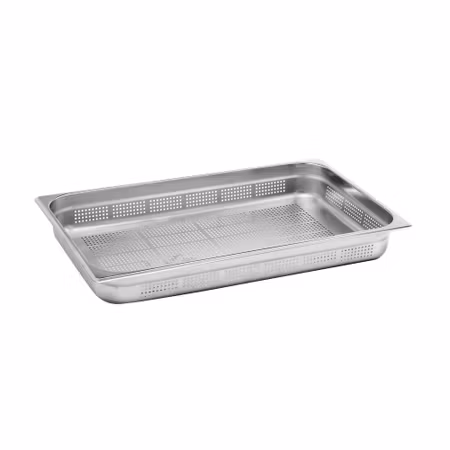 Agnelli Kantin Gn1/1-100 mm 18/10 stål perforerad