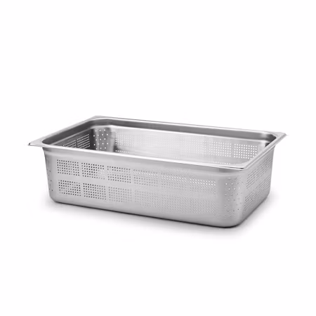 Agnelli Kantin Gn1/1-150 mm 18/10 stål perforerad
