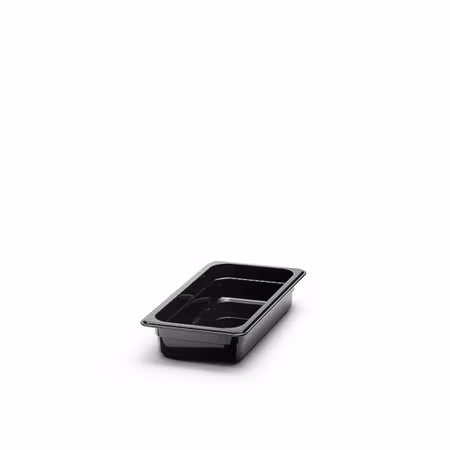Kantin Gn 1/3-65 Polycarb, Svart