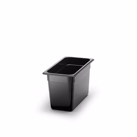 Kantin Gn 1/3-200 Polycarb, Svart