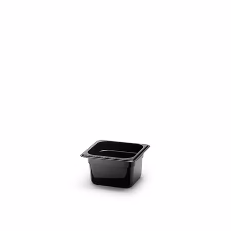 Kantin Gn 1/6-100 Polycarb, Svart