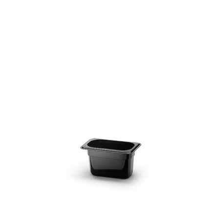 Kantin Gn 1/9-100 Polycarb, Svart