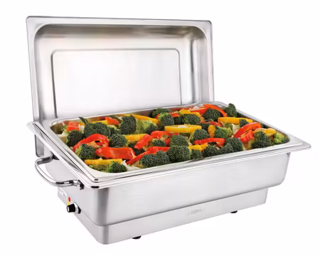 Chafing Dish helt i rostfritt stål, Gn 1/1-100mm