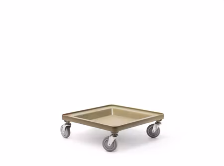 Diskkorgsvagn, Dolly, u handtag, 540x540x160mm