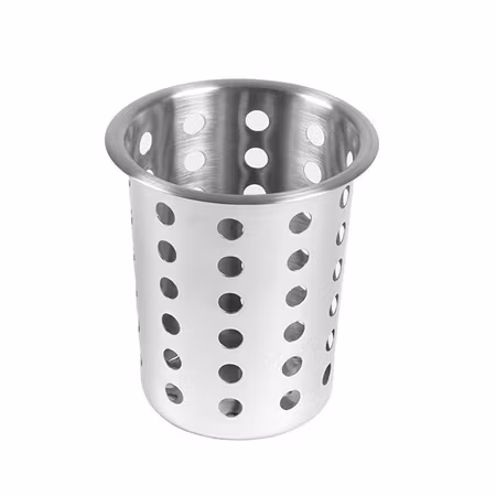 Besticks Cylinder rostfritt stål D11,5cm perf