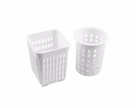 Bestickskorg D110mm, H140mm Vit