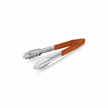 Salladstång rostfritt stål Orange plast handtag, 23cm