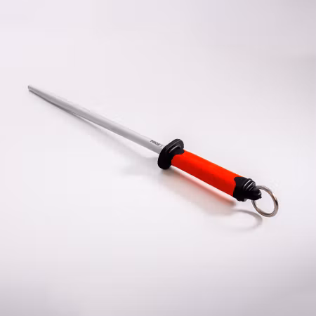 Pirge DUO Skärpstål rund L 30 cm Röd
