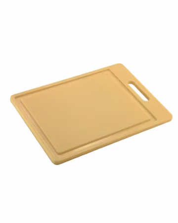 Skärbräda plast 35x25x1,2 cm GUL