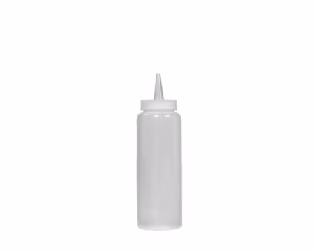 Dressingflaska transp PP plast 236ml