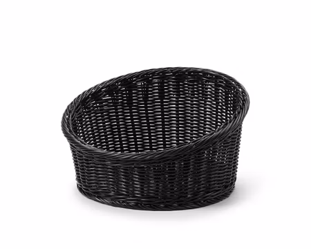 Brödkorg Svart PP plast. rund D36cm, H20cm