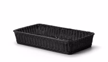 Brödkorg Svart PP plast. 53x32xH9 cm