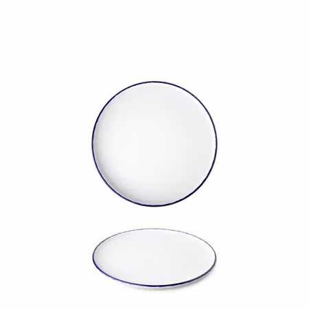 OPTIMO Picnic Tallrik D20cm, Blå kant