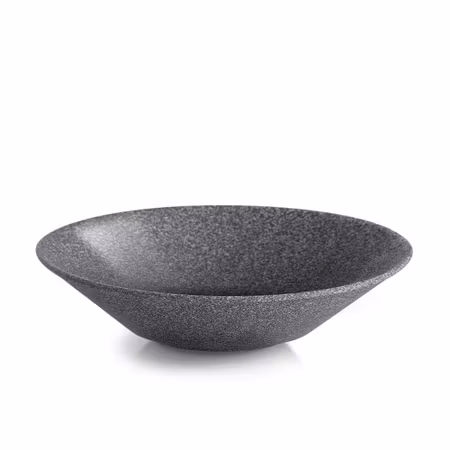 Granit No 1 Skål Svart Hazy, D27 cm