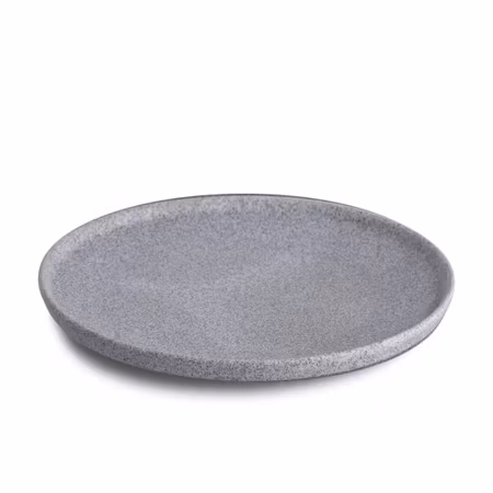 Granit No 1. Tallrik Grå Rå D23 cm
