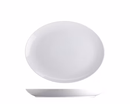 BASIC Tallrik oval 20x16cm