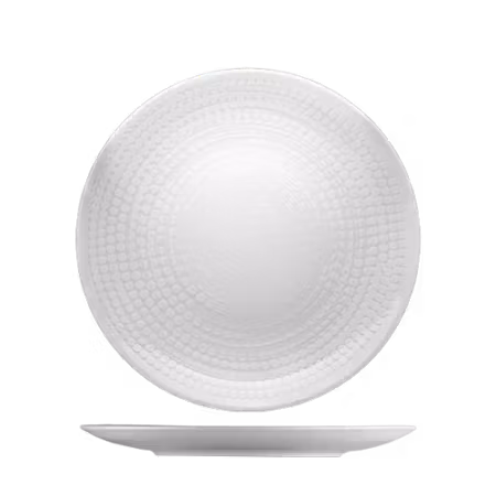 POINTS vit Tallrik Flat D24cm