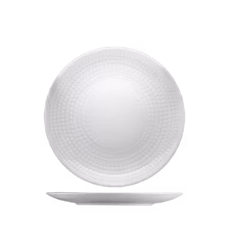 POINT vit Tallrik flat D21cm