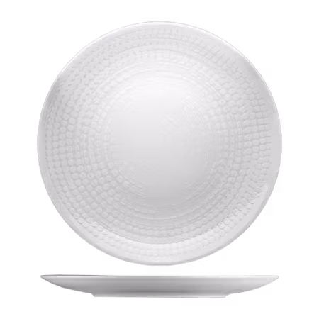 POINT vit Tallrik flat D27cm