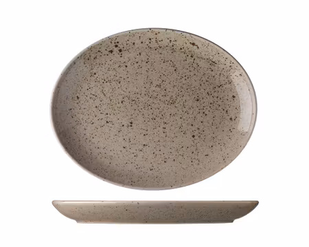 LIFESTYLE Tallrik Oval 32x25cm Natural