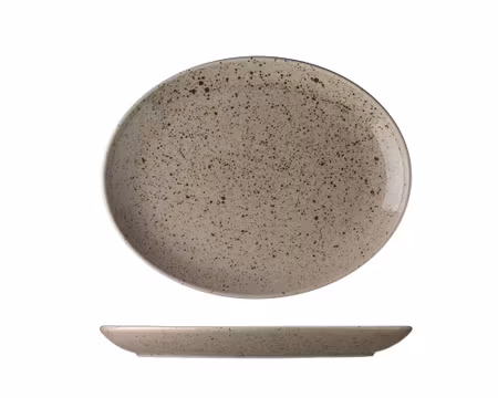 LIFESTYLE Tallrik Oval 28x22cm Natural