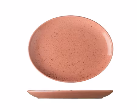 LIFESTYLE Tallrik Oval 28x22cm Terracotta