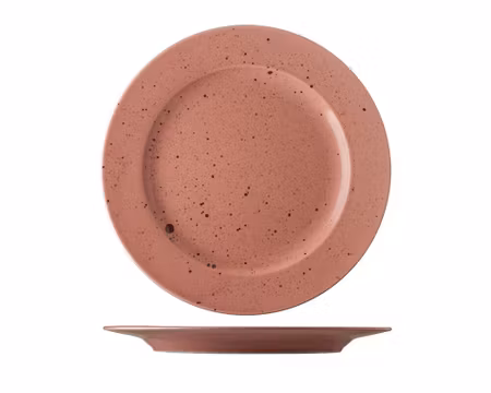 LIFESTYLE Tallrik flat D28cm Terracotta