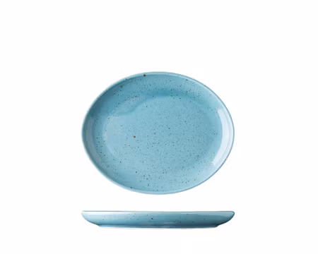 LIFESTYLE Tallrik Oval 20cm Articblue