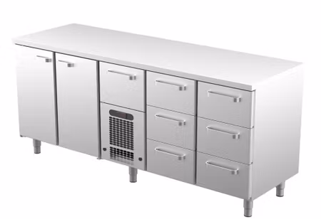Coolpart VLE-2027 livsmedelskylbänk, 2000 mm